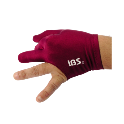 Billard Handschuh IBS Standard Burgund